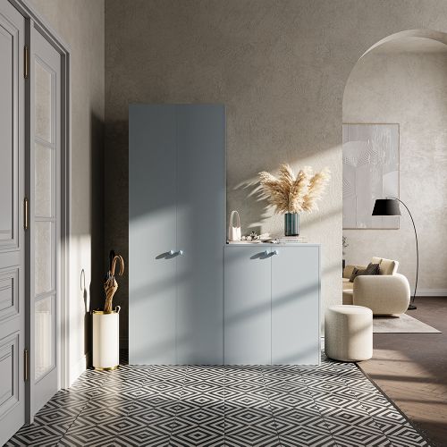 Platsa closet with sideboard