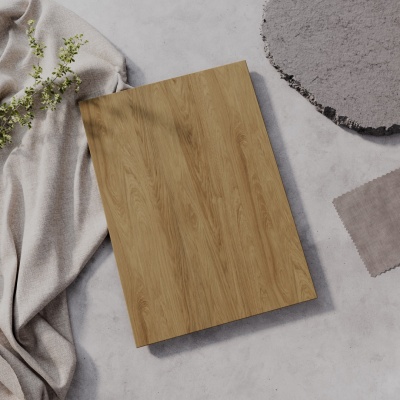 Sample of wood basic laminate Natural hickory