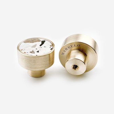 Brass handle Terrazzo