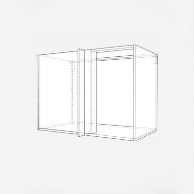 METOD corner cabinet 113 cm