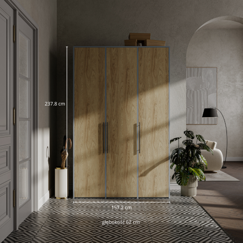 PAX closet with dividers