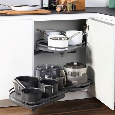 System for corner cabinet PEKA LEMANS II