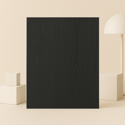 Sample of wood premium laminate Black