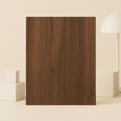 Sample of wood basic laminate Brown Warmia Walnut