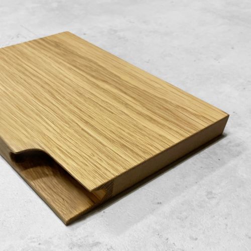 Partial milled handle